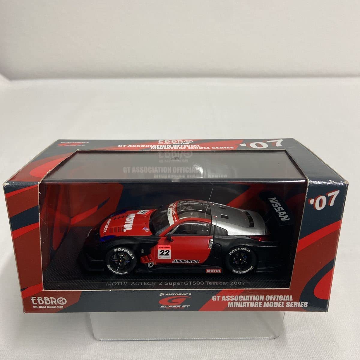 Amazon | EBBRO 1/43 MOTUL AUTECH Z Test Car #22 SUPER GT500 2007年